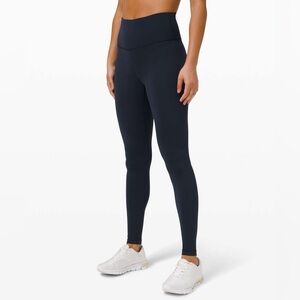 Lululemon Wunder Train High-Rise Tight 28" - True Navy